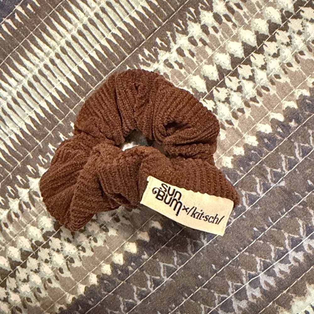 RARE Sun Bum x Kitsch Brown Scrunchie